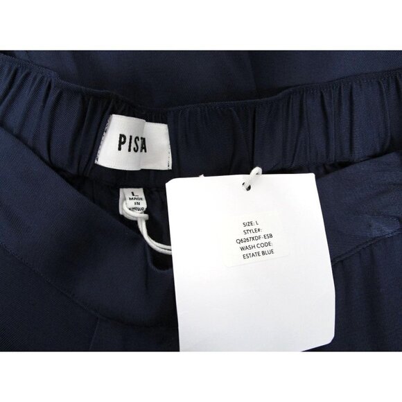 Pistola LA Eleanor Blue Pull On Business Casual Trouser Pants Womens Large 12-14 - Picture 9 of 10